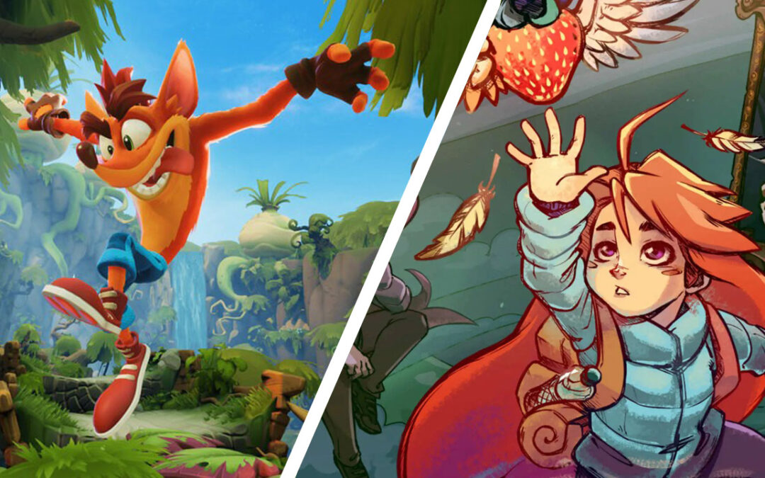 Crash Bandicoot & Celeste are now official Team Hitless games